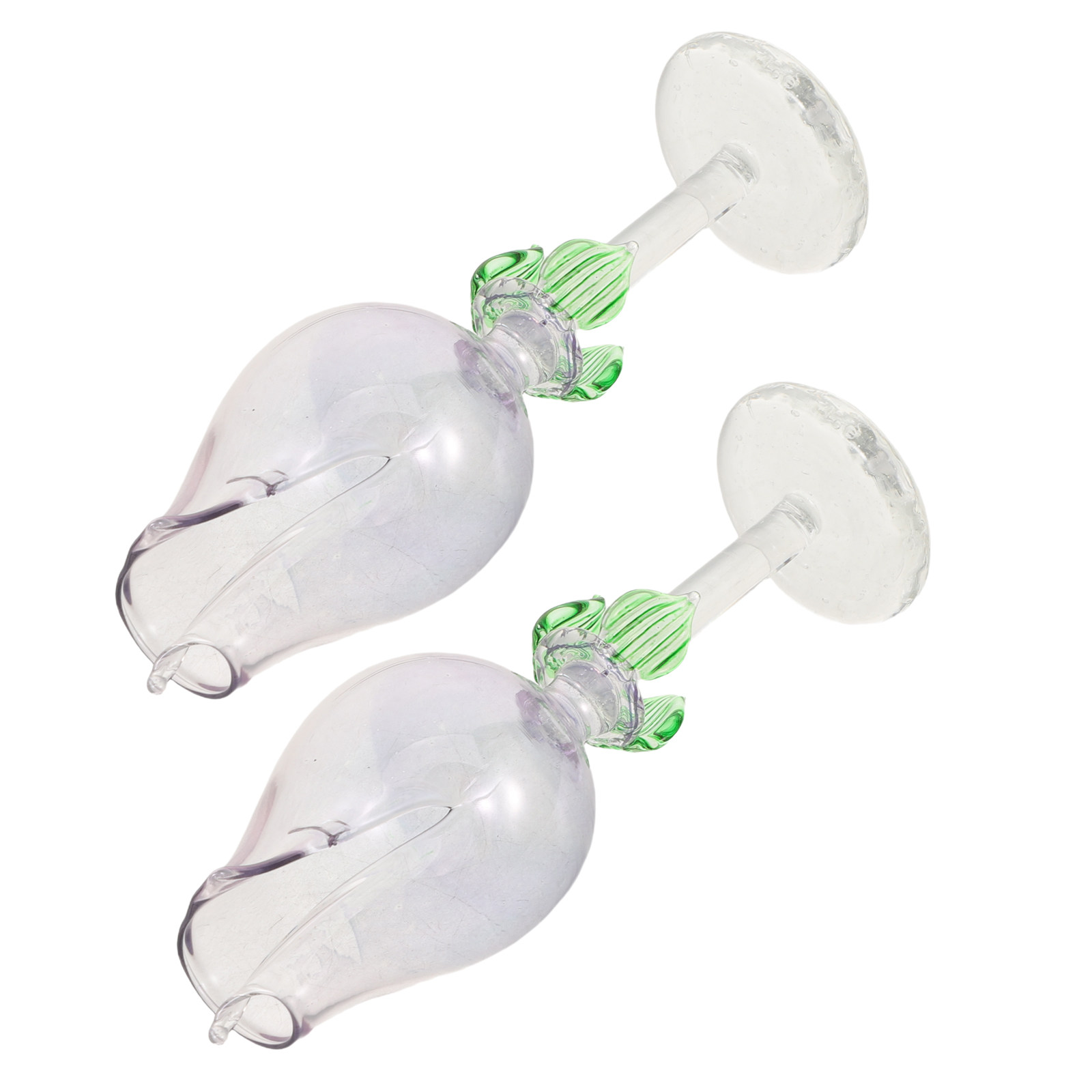 Home Decor Glass - 2Pcs 유리 에센셜 오일 디퓨저 꽃