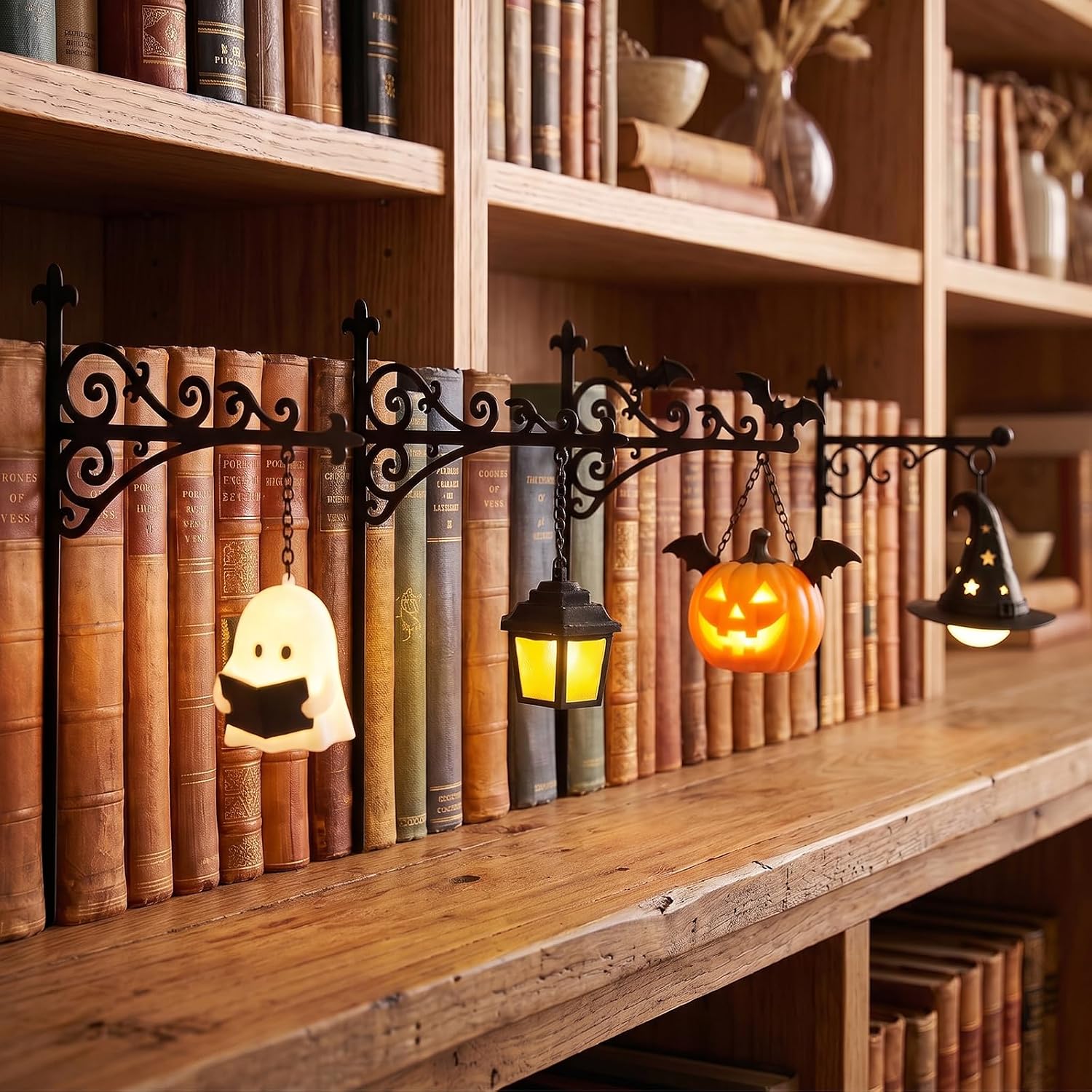 Home Decor Catalog - 라이브러리 랜턴-장식용 책장 조명 독서 공간