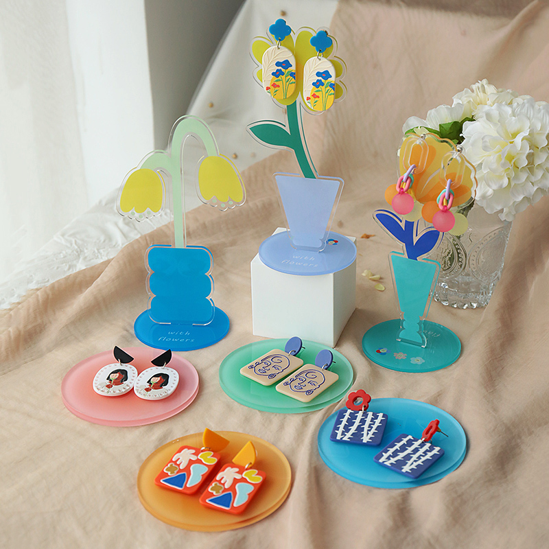 Home Decor Online Shop - 사진을위한 아크릴 쥬얼리 디스플레이 스탠드 다채로운