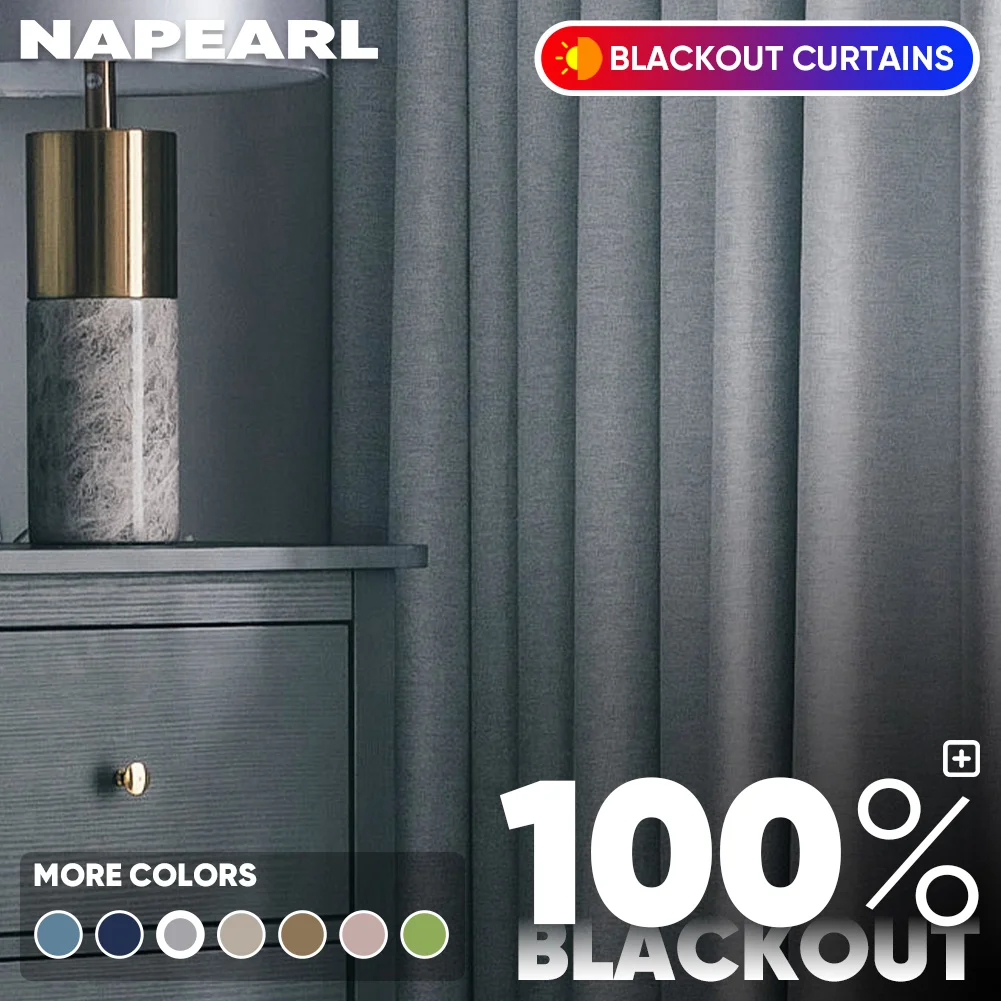 Home Decor Window Blinds - 100% 블랙 아웃 커튼 거실 용