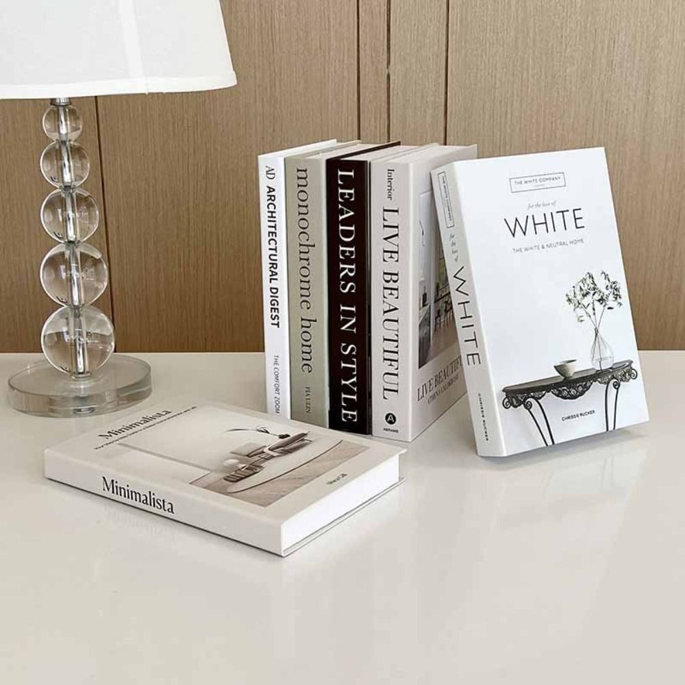 Home Decor Catalog - 간단한 가짜 책 장식, 침실 패션,