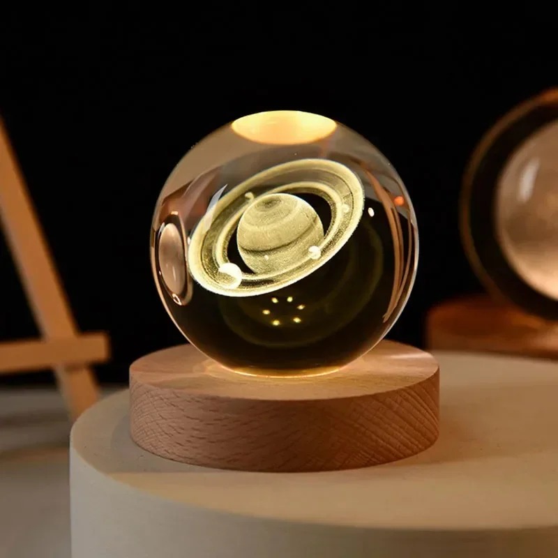 Home Decor Glass - 6cm 크리스탈 볼 장식 천문학 태양계