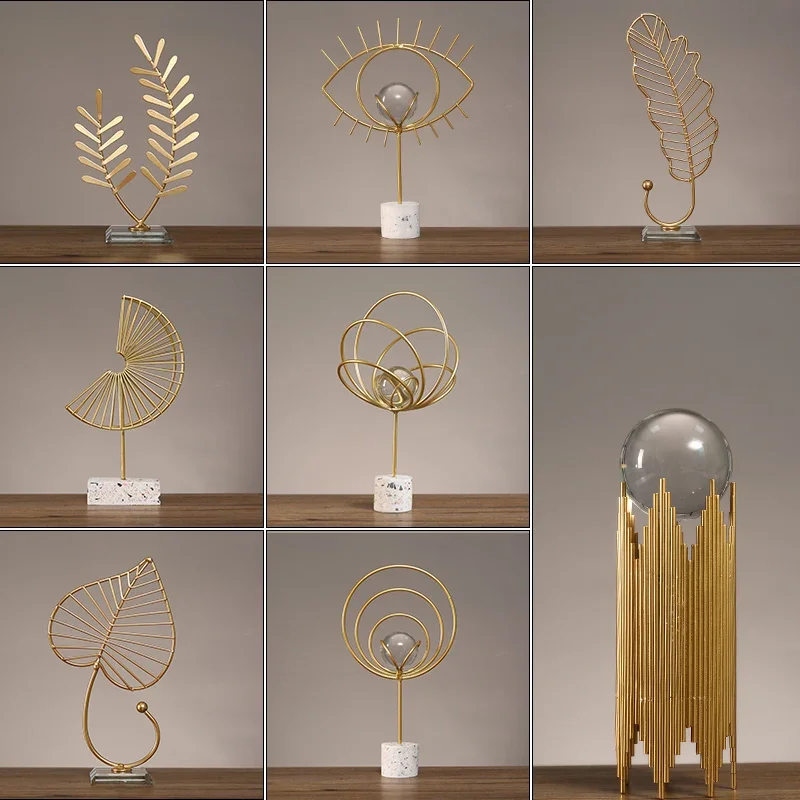 Home Decor Za - 가벼운 고급 금속 보석, 가정 거실,
