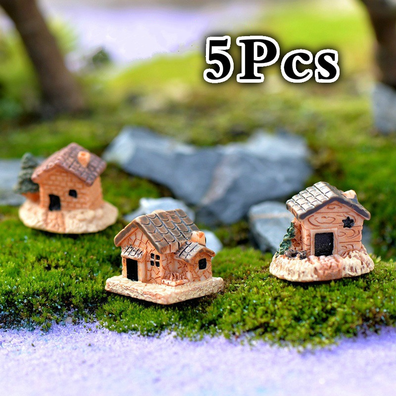 집과 정원에 대 한 5Pcs 미니 인형 집 돌 집 수  - Home Decor Za 리뷰 및 가격