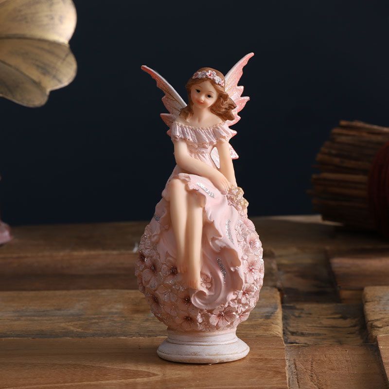 북유럽 천사 요정 정원 조각상, 현대 미술 동상, 책상 - Home Decor Za 리뷰 및 가격