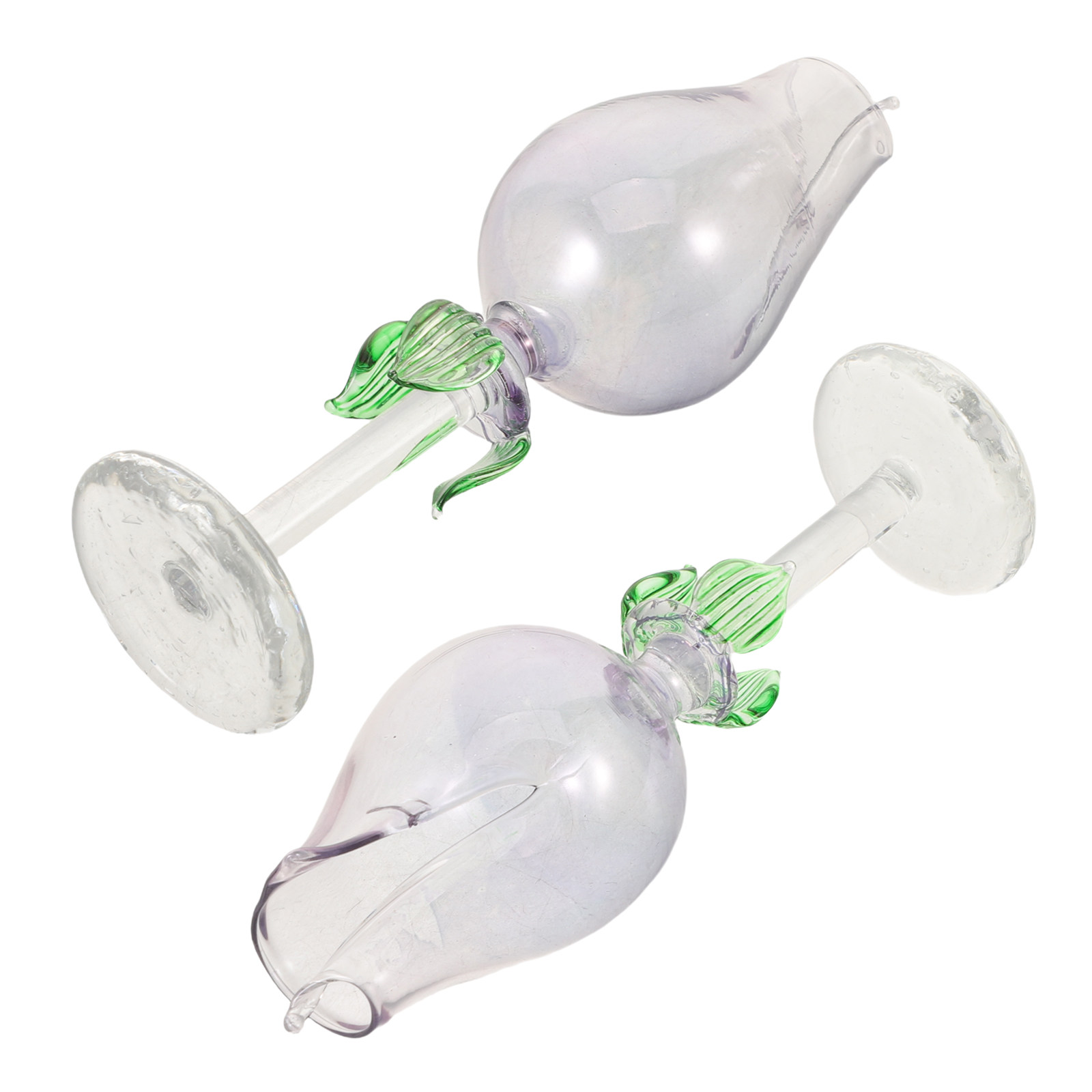 2Pcs 유리 에센셜 오일 디퓨저 꽃 모양 아로마 테라 - Home Decor Glass 리뷰 및 가격