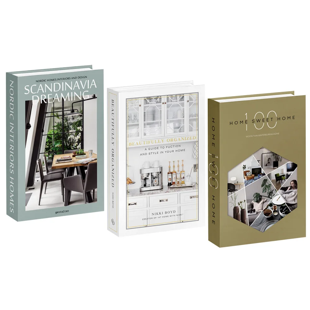 3개/세트 시뮬레이션 책 장식용 고급 홈 데코 거실 책 - Home Decor Catalog 리뷰 및 가격