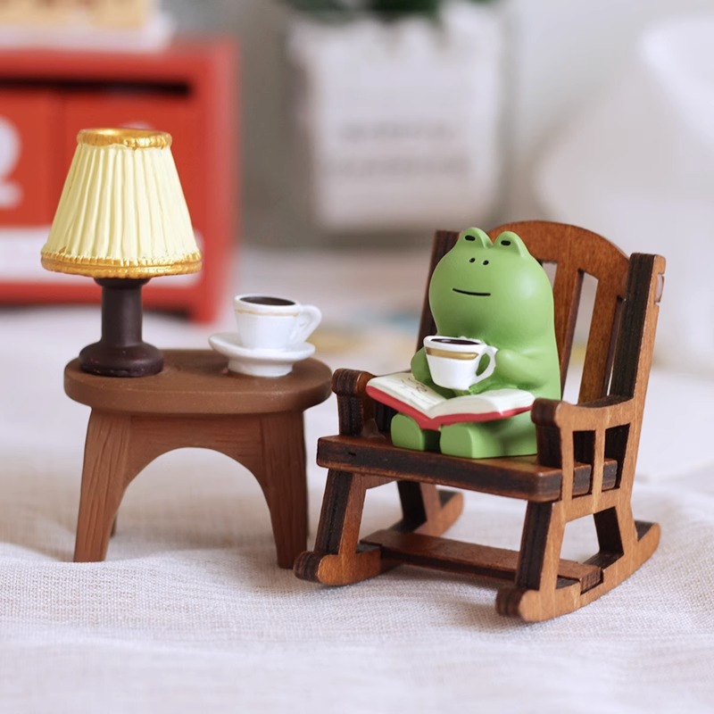 귀여운 힐링 소형 장식품 귀여운 미니 개구리 레진 피규 - Home Decor Catalog 리뷰 및 가격