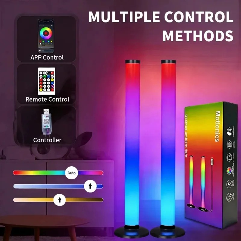 RGB LED 라이트 바 USB 전원, 블루투스 앱 원 - Home Decor Tv 리뷰 및 가격