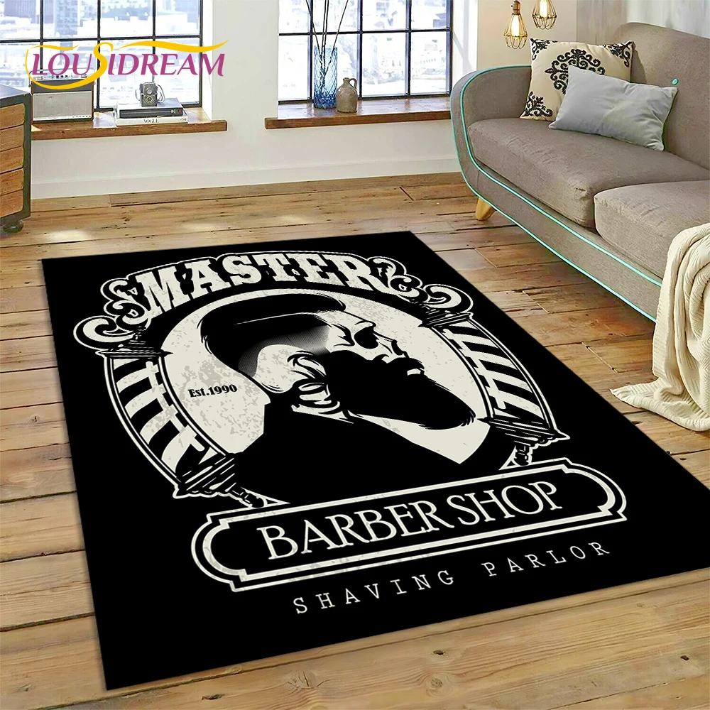 패션 이발소 로고 해골 빈티지 러그 카펫 거실 침실 장 - Home Decor Online Shop 리뷰 및 가격
