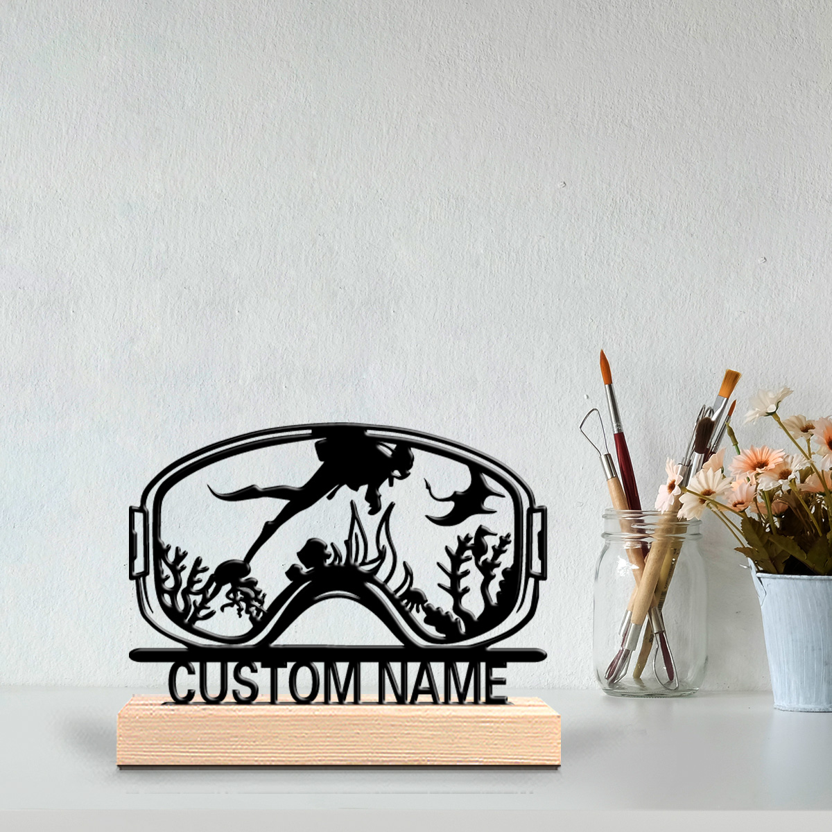 1개 귀여운 맞춤형 다이빙 나무 벽 장식, 주방, 식당 - Home Decor Mod 리뷰 및 가격