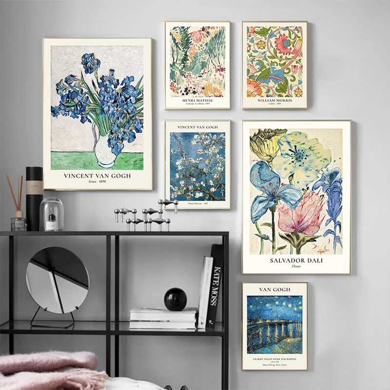 반 고흐 스타 꽃병 시리즈 벽 예술 Matisse 빈티 - Home Decor Za 리뷰 및 가격