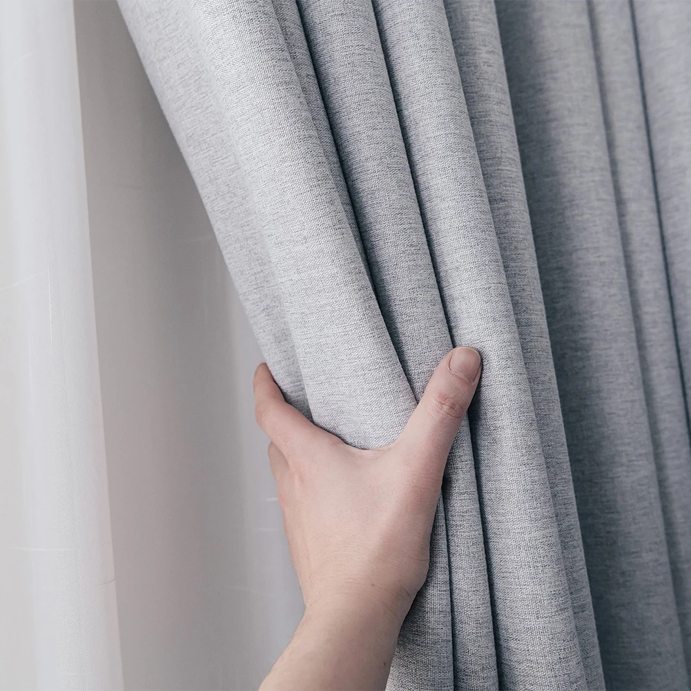 100% 블랙 아웃 커튼 거실 용 창 침실 커튼 높은  - Home Decor Window Blinds 리뷰 및 가격